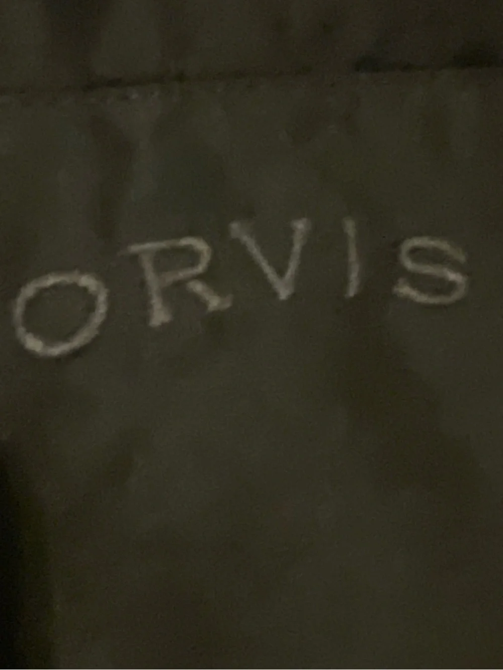 Orvis Men's Black Quilted Down Vest large outdoors